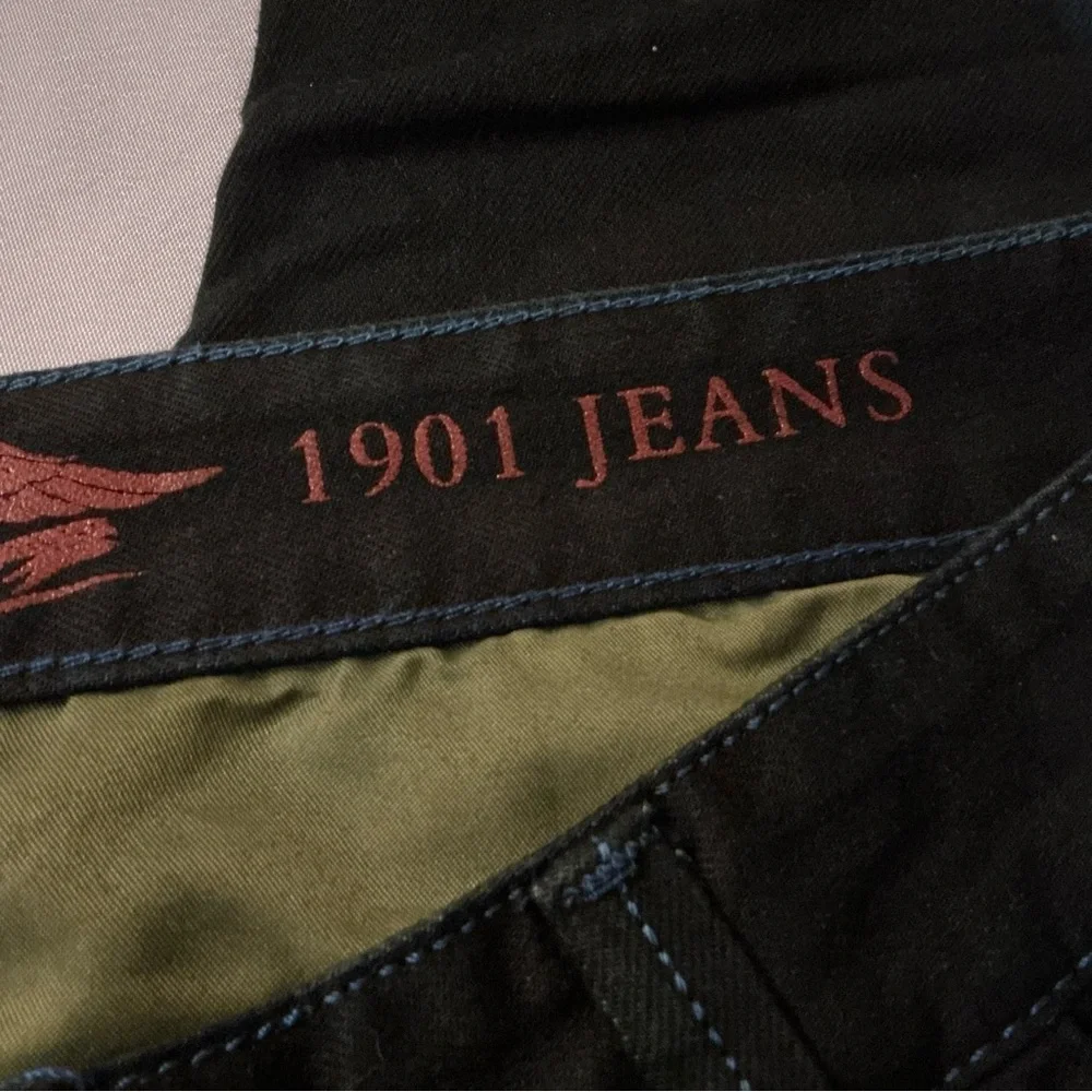 Mens Black Jeans Mens Black Denim Size 32x28 Bootcut